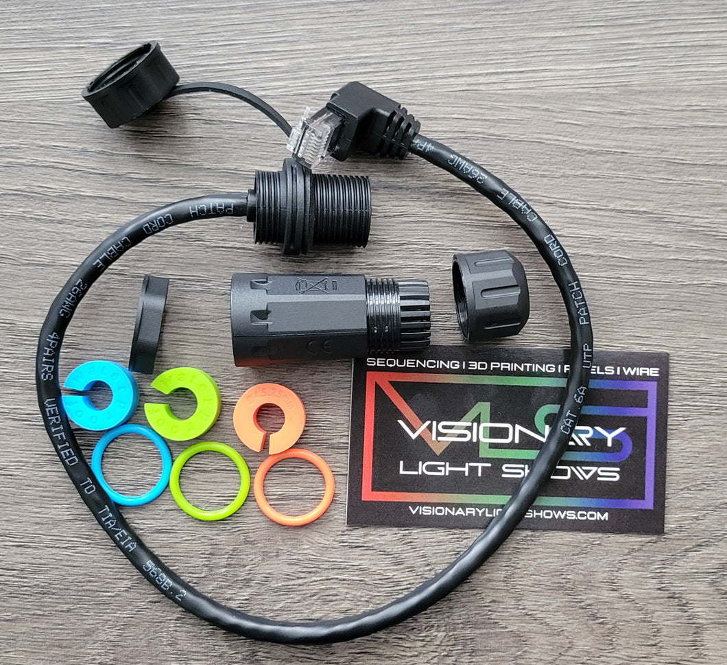 RJ45 pass through (4 pack)